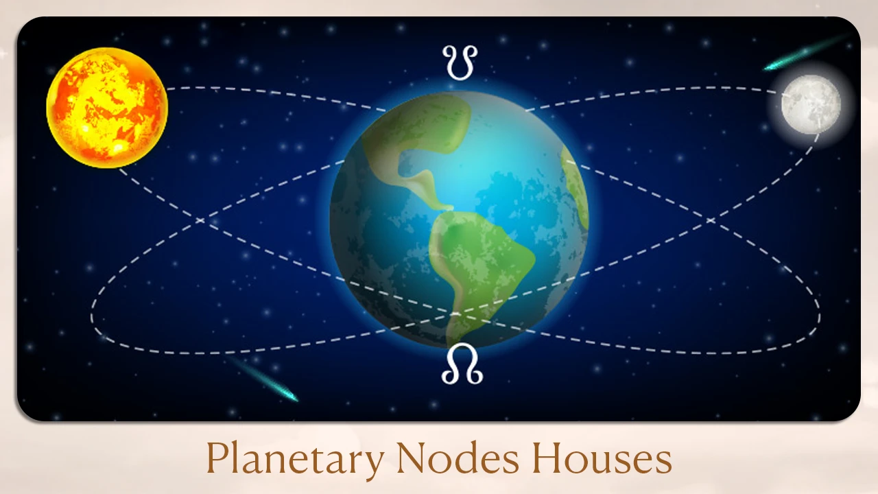 Planetary Nodes Houses